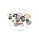 1964-1965 Pontiac GTO Glove Box and Trunk Lock Set WITH Two Round Head Keys [Late Style]