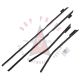 1967 1968 Oldsmobile 88 Convertible Outer Window Sweeps With Chrome Edge (4 Pieces)