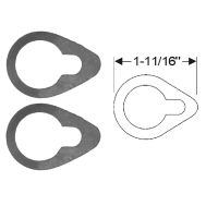 1939 1940 1941 1942 1946 1947 1948 1949 Buick, Pontiac, And Oldsmobile Door Lock Cylinder Rubber Pads 1 Pair