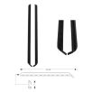 1971 1972 1973 1974 Buick, Oldsmobile, and Pontiac (See Details) Side Window Leading Edge Weatherstrips 1 Pair